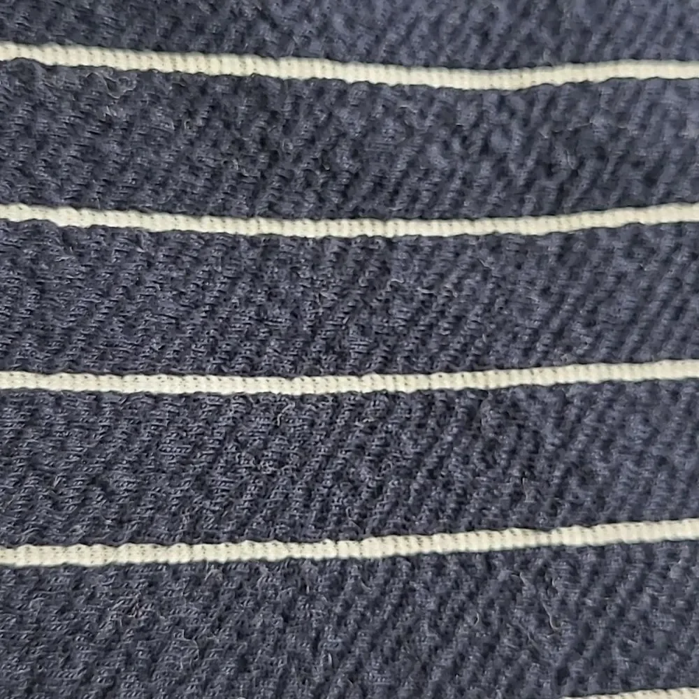 FIT & FLARE OLD NAVY BLUE WHITE SLEEVELESS STRETCH DRESS S SMALL - Picture 6 of 9